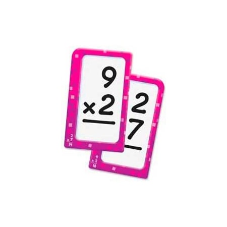 Trend Enterprises Trend  Multiplication 0-12 Pocket Flash Cards, 3-1/8" x 5-1/4", 56 Cards/Box T23006